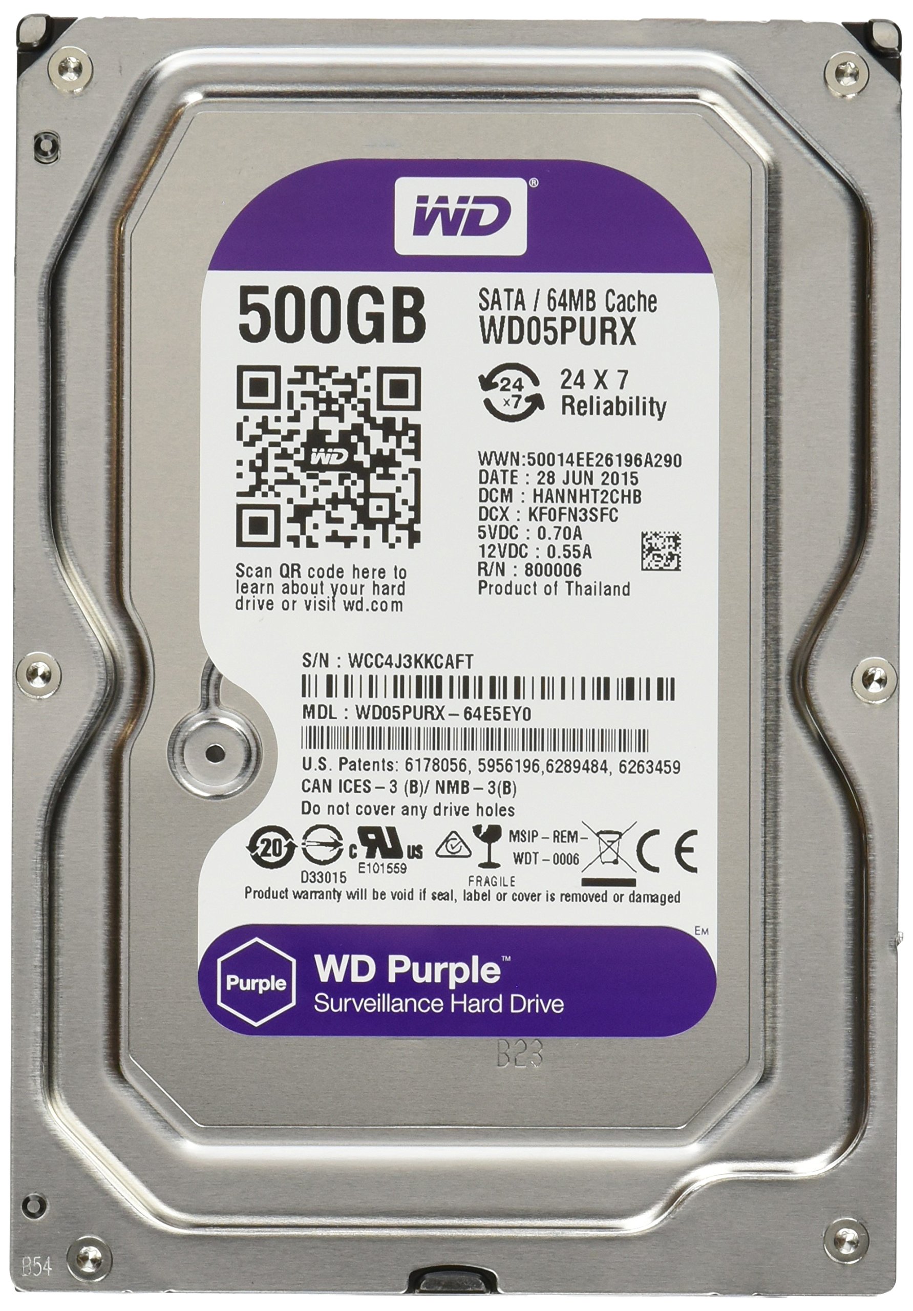 WD 500GB HDD